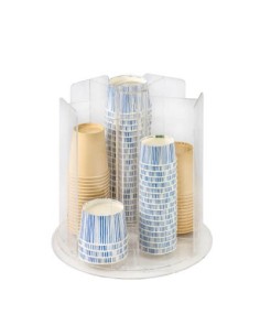 Vitrina dispensador rotatorio metacrilato