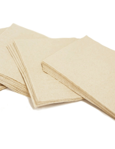 Servilleta beige cuadrada
